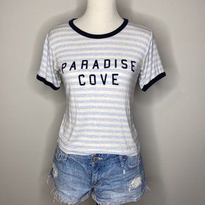 5/$25 💜 Striped (Paradise Cove) Graphic Tee